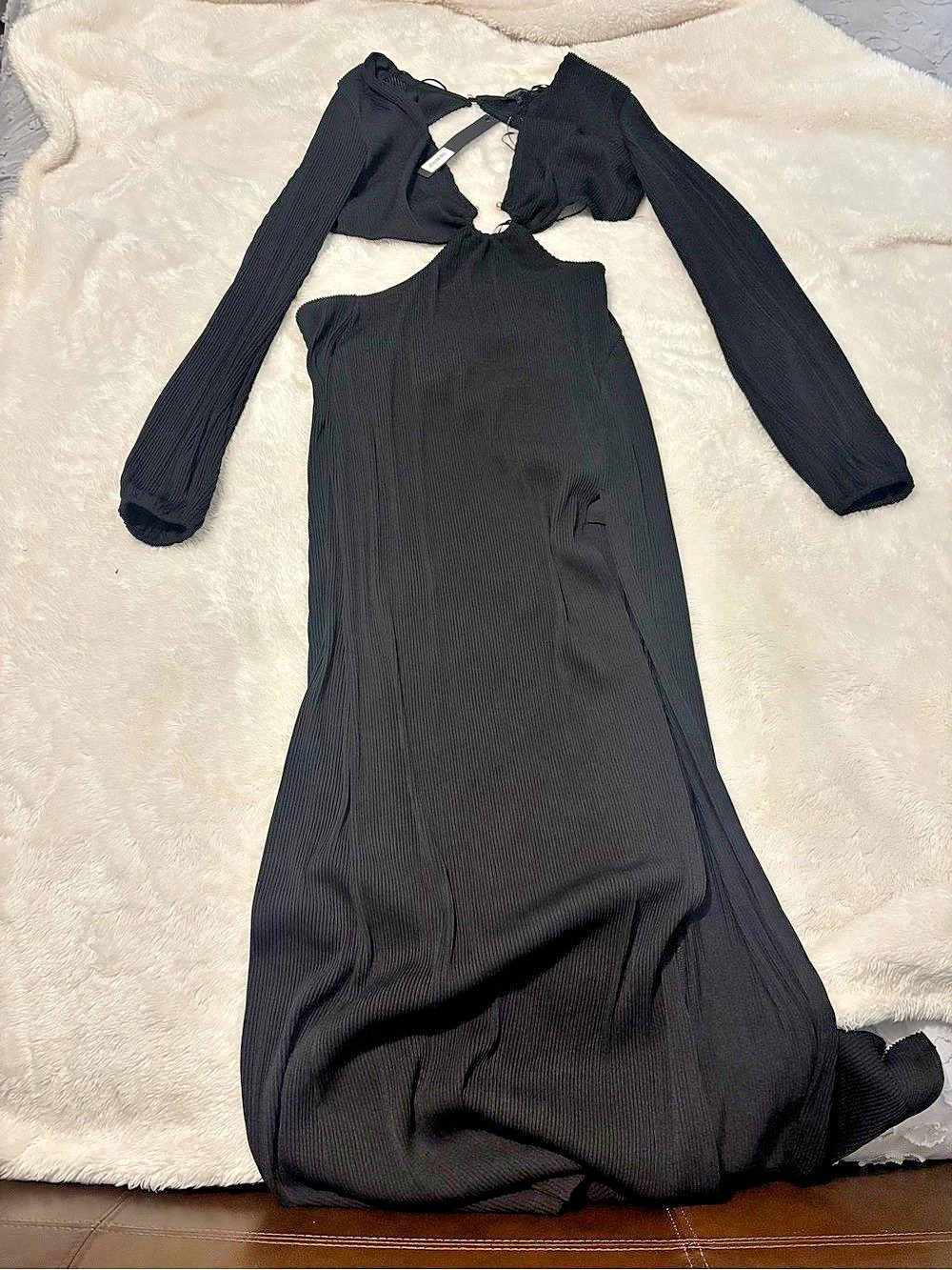 Symphony Maxi Dress in Black Size Small NWT